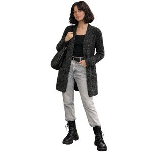 Between Me and You Textured Knit Cardigan Soft Grunge Minimal XS